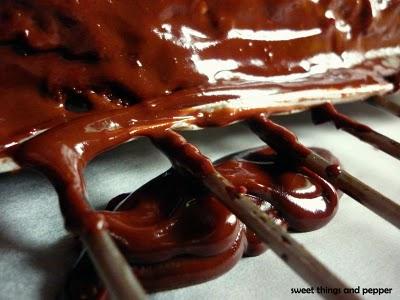 Bizcocho de chocolate y frambuesa. Bizcocho de chocolate y frambuesa.