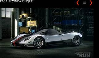 Espectacular lista de coches para need for Speed The Run.