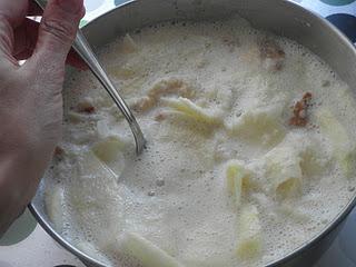 Pudin de manzana y coco Pudin de manzana y coco