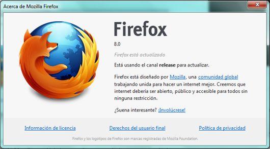 Descargá Firefox 8