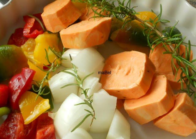 Panceta braseada con batatas Panceta braseada con batatas