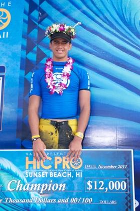 Ezekiel Lau gana el HIC Pro Sunset Beach 2011