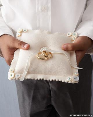 ¿Cómo será tu cojín para los anillos? ¿Cómo será tu cojín para los anillos?