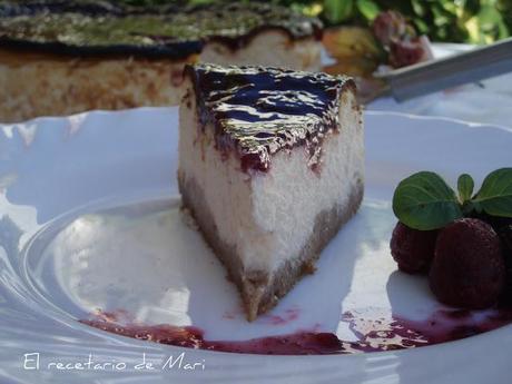 TARTA DE QUESO Y MORAS TARTA DE QUESO Y MORAS