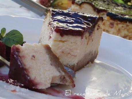 TARTA DE QUESO Y MORAS TARTA DE QUESO Y MORAS