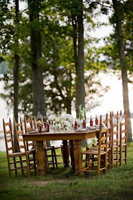 Una boda de campo con estilo informal Una boda de campo con estilo informal