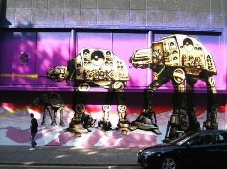 Graffitis de ‘Star Wars’