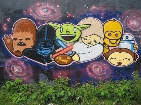 Graffitis de ‘Star Wars’