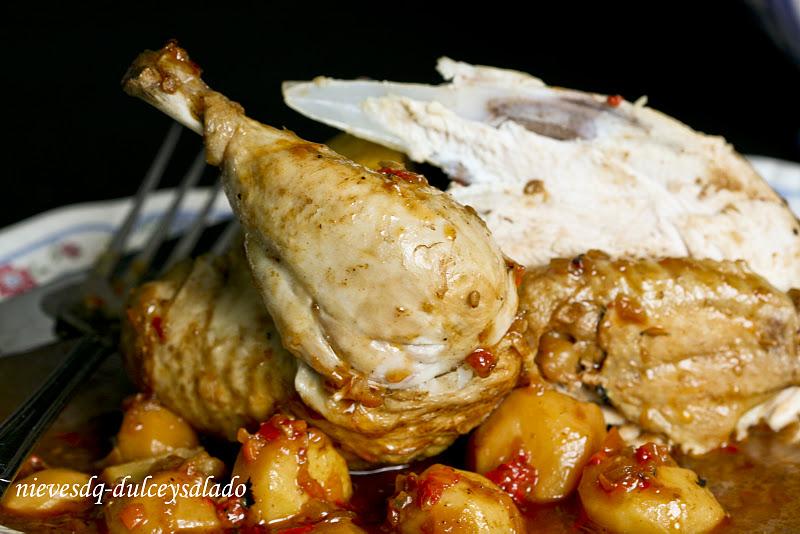 POLLO ENTERO ASADO EN OLLA PROGRAMABLE POLLO ENTERO ASADO EN OLLA PROGRAMABLE