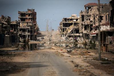 Destrucción en Sirte, Libia