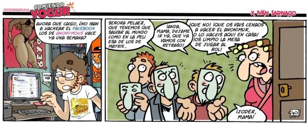 COMIENDO YOGUR 1×20- Anonymous VS. Facebook