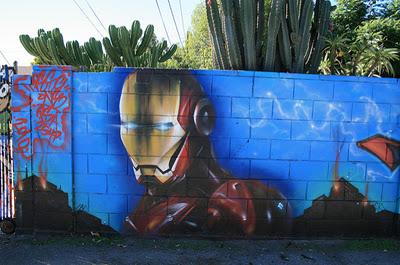 Marvel y DC Comics en el arte urbano