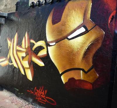 Marvel y DC Comics en el arte urbano