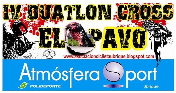 Pancarta Duatlón IV Duatlón Cross El Pavo, Ubrique