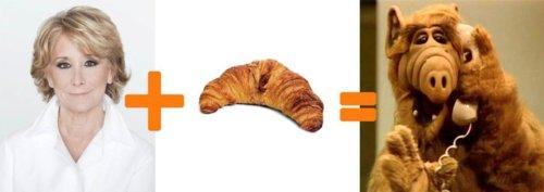 ¿Que sucede si mezclamos a Esperanza Aguirre con un croissant?