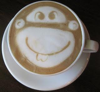 Arte en el café de la mañana Arte en el café de la mañana