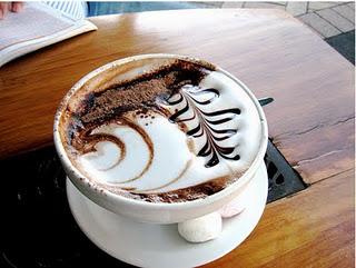 Arte en el café de la mañana Arte en el café de la mañana