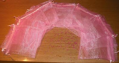 ¡Oferta packs únicos bolsas de organza rosas!