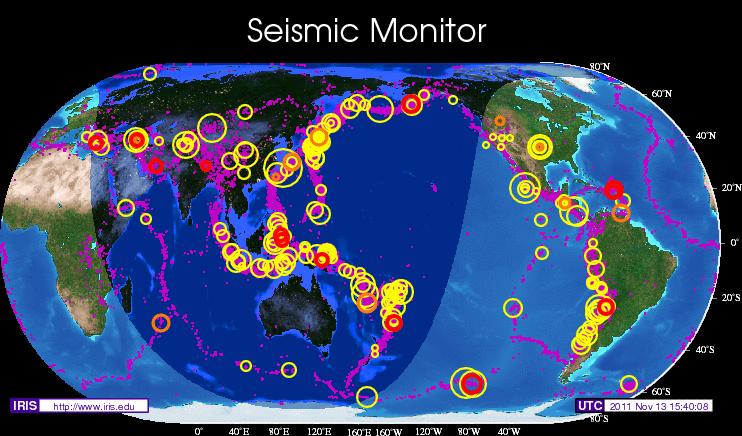 información terremotos 