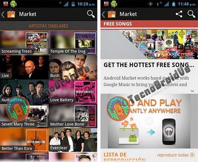 Primeras imágenes de Google Music Store Primeras imágenes de Google Music Store