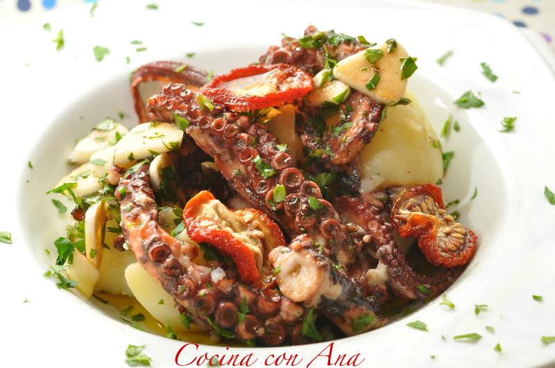 PULPO EN VINAGRETA DE TOMATES SECOS Photobucket