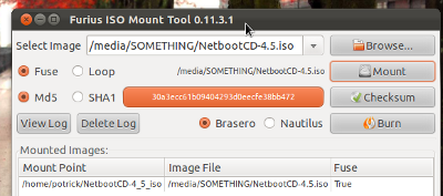 Furius Mount: Montar imágenes de discos fácilmente en GNU/Linux