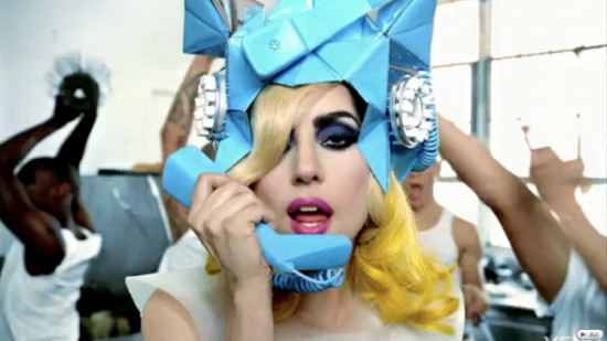 Lady Gaga sombrero Fred Butler Telephone Lady Gaga sombrero Fred Butler Telephone