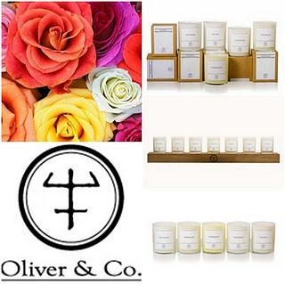 Velas botánicas perfumadas de Oliver&Co;. Velas botánicas perfumadas de Oliver&Co;.