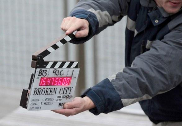 Catherine Zeta-Jones y Mark Wahlberg en el set de Broken City