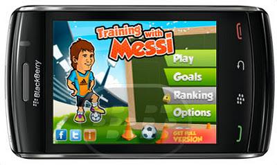 Entrena con Messi con esta nueva app para BlackBerry