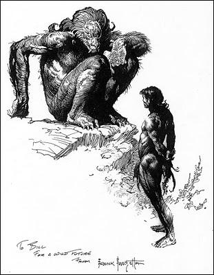 Frank Frazetta 1928 ~ 2010 misc artworks 2 unpublished tr...