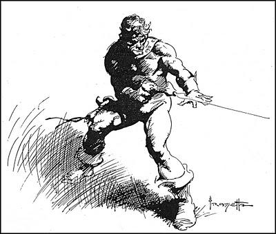 Frank Frazetta 1928 ~ 2010 misc artworks 2 unpublished tr...