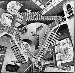 La exposición de Escher en Granada.