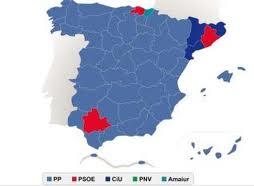 España se tiñe de azul
