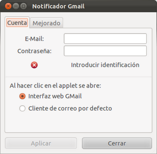 Aviso de correo Gmail en tu escritorio de Ubuntu