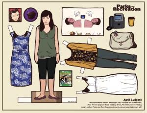 12AprilLudgate Recortables de “Parks and Recreation”