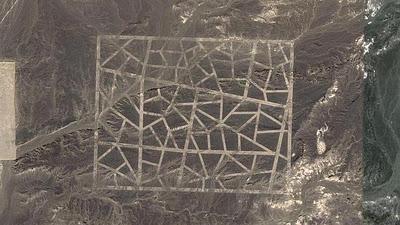 Extrañas estructuras chinas vistas desde el espacio