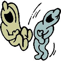 Hasta de nuestra sombra nos reímos! Hasta de nuestra sombra nos reímos!