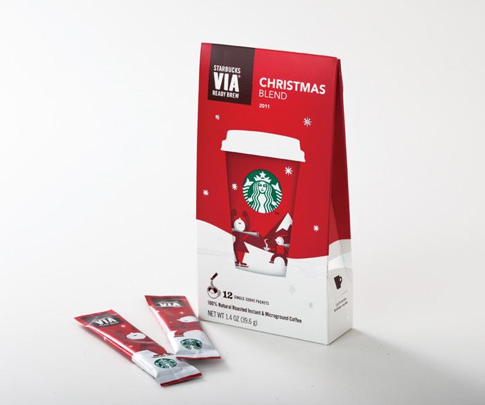 El packaging con realidad aumentada de Starbucks para Navidad