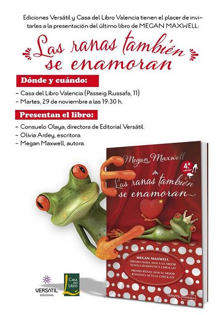 Megan Maxwell viene a Valencia Megan Maxwell viene a Valencia