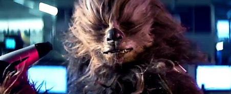 ¿Chewbacaa anunciando secadores? ¿Chewbacaa anunciando secadores?
