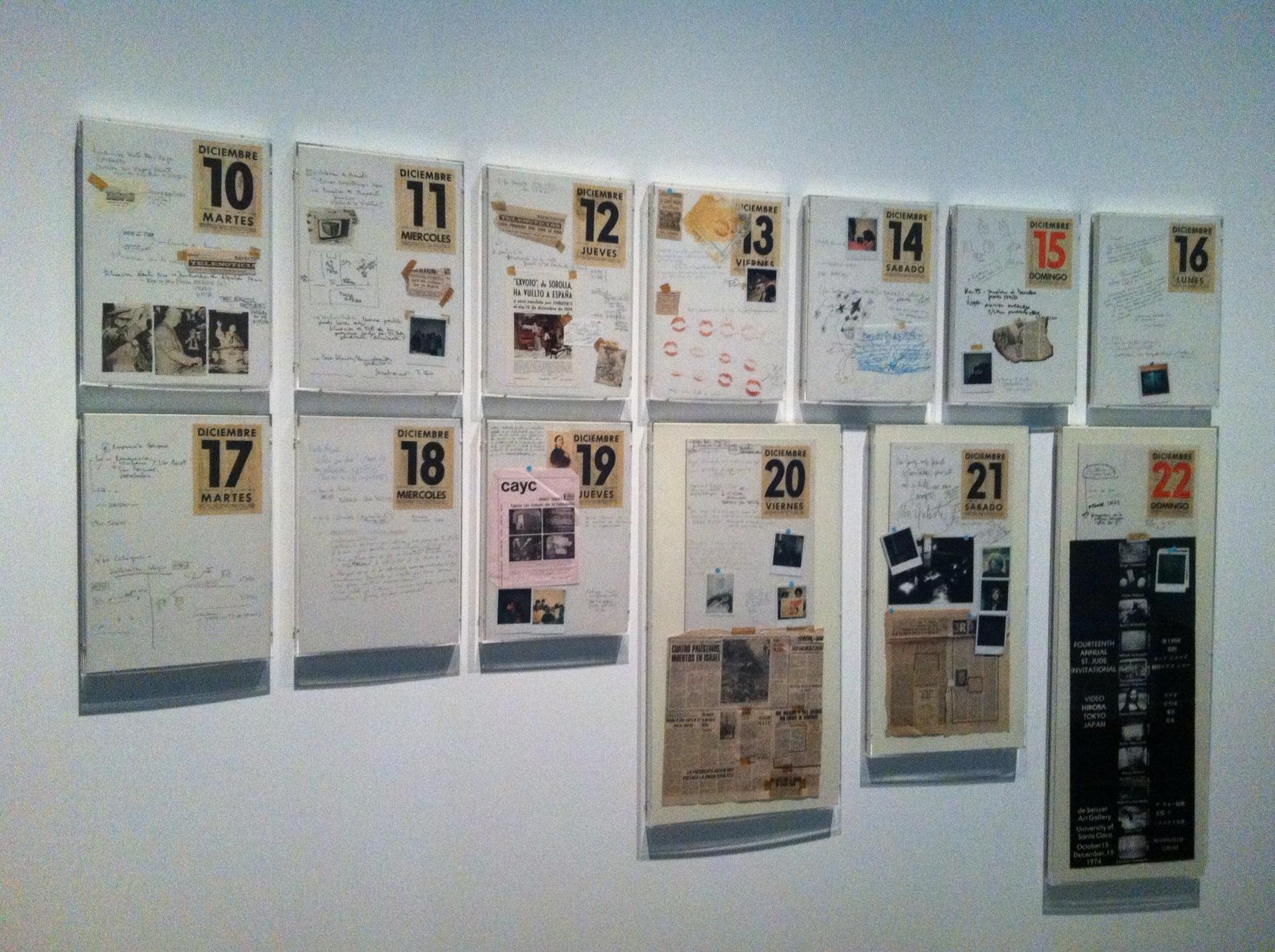 Muntadas. Diario 10-22 diciembre 1974 El video pide sitio: Muntadas e Hiraki Sawa