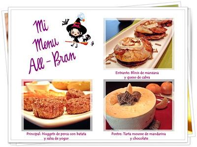 Experiencia All- Bran, un menú con mucha fibra Experiencia All- Bran, un menú con mucha fibra