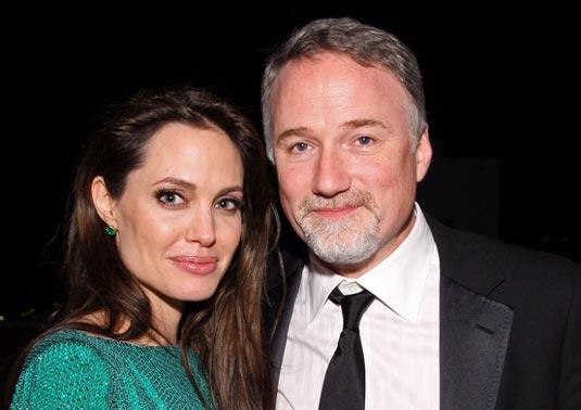 Angelina Jolie y David Fincher Angelina Jolie y David Fincher