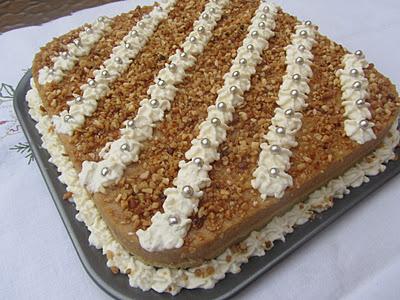 TARTA DE CREMA DE TURRÓN