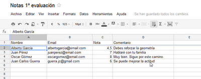 Google Apps Script (II) : Envío de emails desde hoja de cálculo Google Apps Script (II) : Envío de emails desde hoja de cálculo