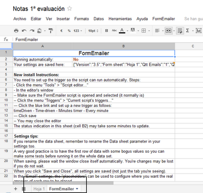 Google Apps Script (II) : Envío de emails desde hoja de cálculo Google Apps Script (II) : Envío de emails desde hoja de cálculo