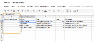 Google Apps Script (II) : Envío de emails desde hoja de cálculo Google Apps Script (II) : Envío de emails desde hoja de cálculo