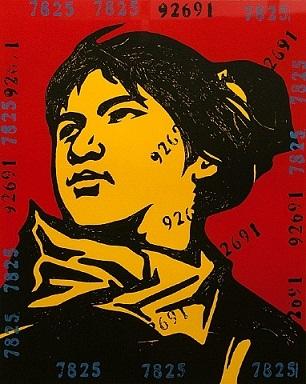 Wang Guangyi - Face of Faith Autoestima