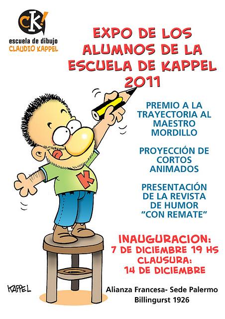 Expo Escuela Kappel y Premio a Mordillo‏